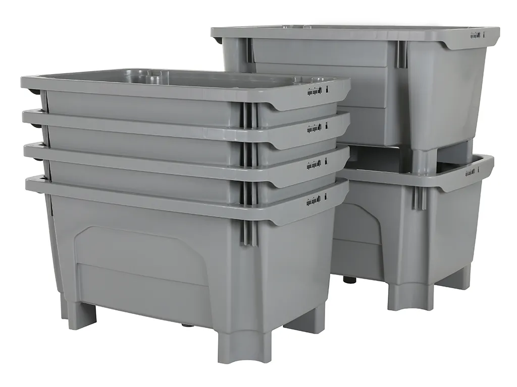 ET Box im Stapel und genestet von Transoplast